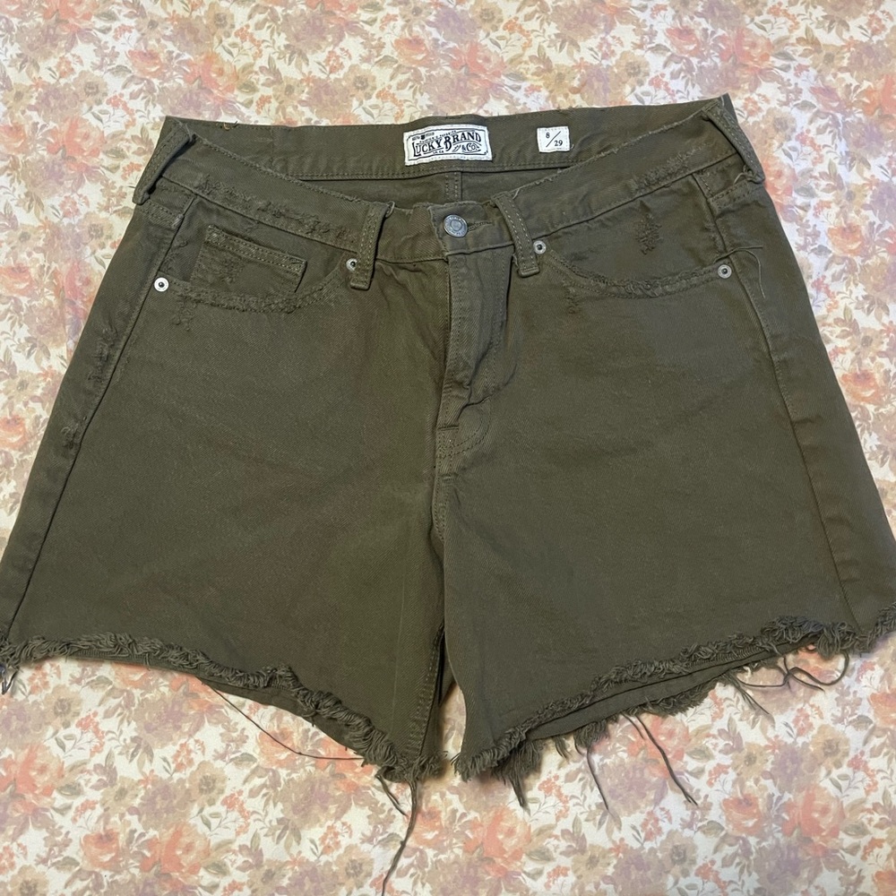 Lucky Brand Boyfriend Jean Shorts